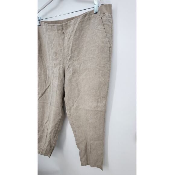 J.‎ Jill Love Linen Tan Brown 100% Linen Pull On Size XL - Picture 3 of 7